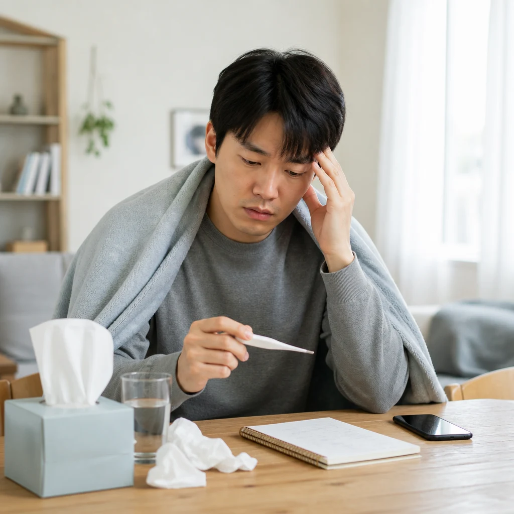 증상 첫날이면 검사 전에도 독감 치료를 시작하나요?